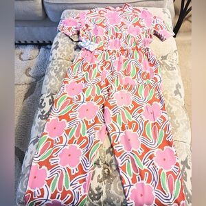 Diane Von Furstenberg Women's Cropped Collared Button-Down Jumpsuit